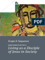 Living As A Disciple of Jesus in Society: Scope & Sequence