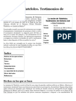 La Noche de Tlatelolco. Testimonios de Historia Oral - Wikipedia, La Enciclopedia Libre PDF