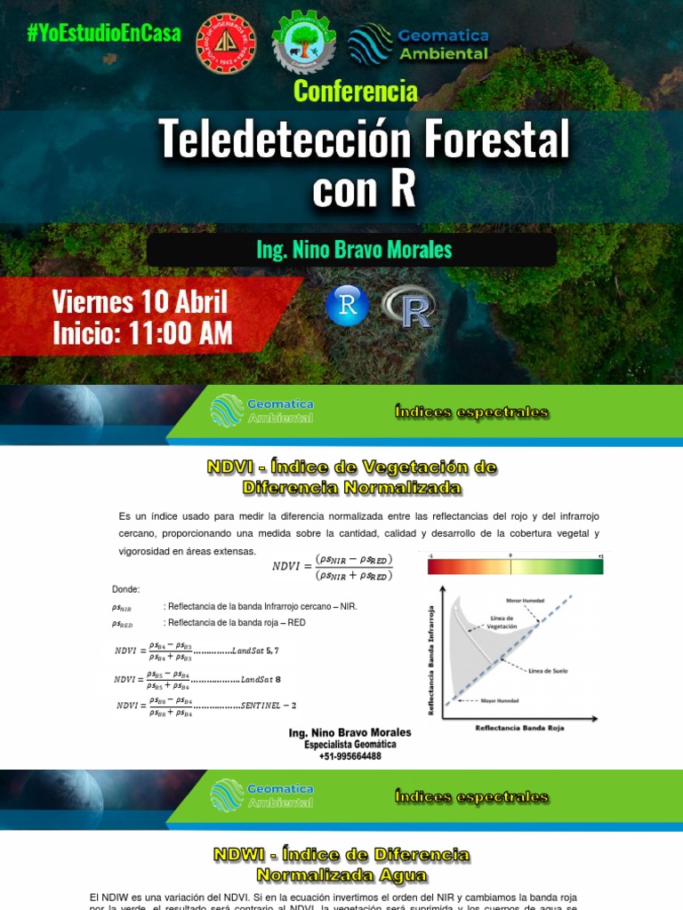 3 Indices Espectrales PDF Física Aplicada e Interdisciplinaria