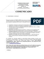 COMUNICADO