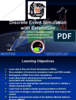 Discrete Event Simulation With ExtendSim