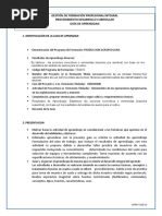 GFPI-F-019 - Formato - Guia - de TRABAJO - Aprendizaje Establecer Las Acciones Correctivas o Enmiendas