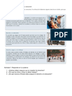 6° Básico - Actividades Derechos y Deberes para Trabajar en El Hogar PDF