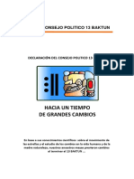 GT 13 Baktun Hacia Un Tiempo de Grandes Cambios PDF