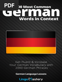 2000 Most Common German Words I - Lingo Mastery - 1 PDF