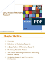 Early Phases of Marketing Research
