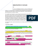 Sociedad, Poder Político y Estado