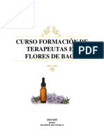 Curso Formación de Terapeutas en Flores de Bach