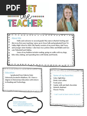 meet the teacher