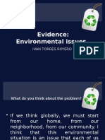 Evidence Environmental Issues