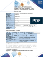 Guía de actividades y rúbrica de evaluación Fase 2 Realizar diagnóstico de necesidades de aprendizaje