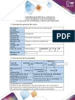 Guía de Actividades y Rúbrica de Evaluación - Tarea 5 - Versión Final Del Texto Argumentativo