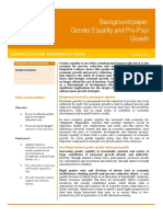 Gender Equality and Pro-Poor Growth - SIDA2010 PDF