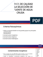 Tema 9. AGUA CRUDA Y POTABILIZACION 2020 PDF