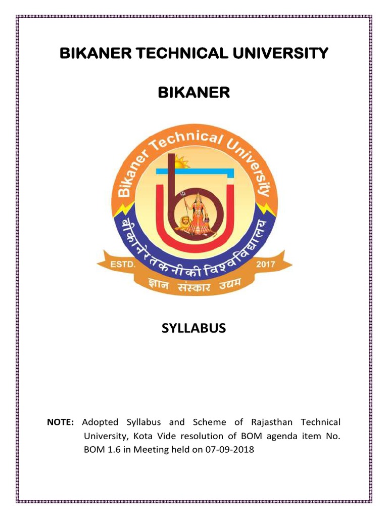 B.tech Information Technology Syllabus | PDF | Ordinary Differential ...