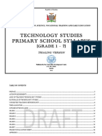 Technology Studies Primary School Syllabus: (GRADE 1 - 7)