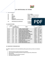 Plan Institucional de Tutoria 2018