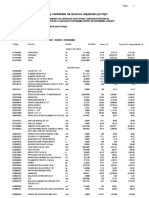 Precios y cantidades de recursos requeridos por tipo de obra de agua potable