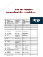 Entreprise L3 Stage