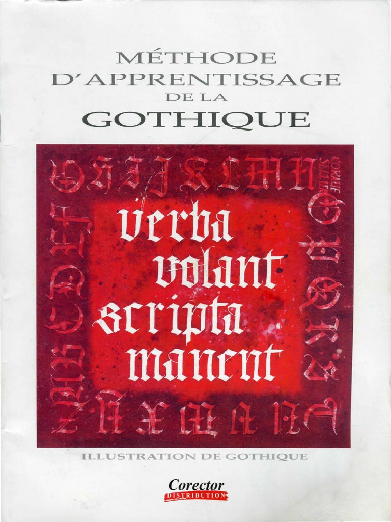 Gothique Calligrafy 29 PDF | PDF | Calligraphie | Encre, image size:768x1024