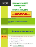 HRM in DHL (Courier Industry)