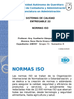 Entregble 22 - Normas ISO Power Point