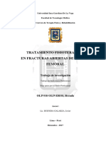 Fracturas abiertas de diáfisis femoral: tratamiento fisioterapéutico