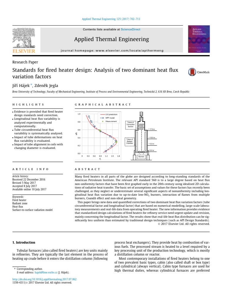 Fired Heater Factors of Design | PDF | Furnace | Heat