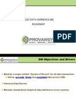 Provansys Mortgage DW Roadmap