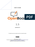 Tutoriel OpenBoard 1.5EN PDF