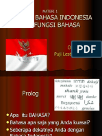 Sejarah dan Fungsi Bahasa Indonesia