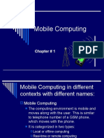 Mobile Computing: Chapter # 1