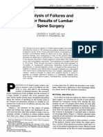 Analysis of Failures and Poor Results of Lumbar.15 PDF