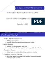 Consistent Pricing Model For Volatility