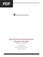 Quantitative Dissertation Chapter Guides: Capella University 225 South Sixth Street, Ninth Floor Minneapolis, MN 55402