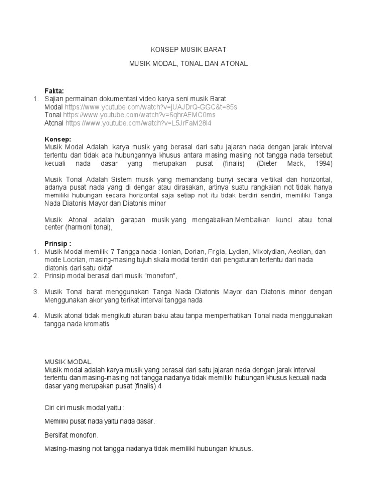 Konsep Musik Barat Pdf