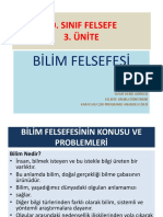 Sinif Felsefe Bi̇li̇m Felsefesi̇ Konusu PDF