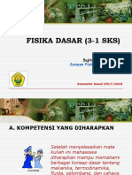 FISIKA DASAR (3-1 SKS