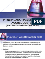 Prinsip Dasar Pemeriksaan Aggregometer