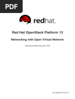 Red Hat Openstack Platform 13: Networking With Open Virtual Network