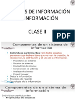 Componentes de Un Sistema de Información