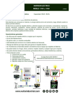 Ficha Técnica Inversor Eléctrico 3 kVA y 6 kVA PDF