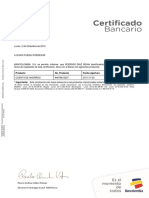 Certificación Bancaria Bancolombia PDF