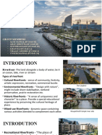 Waterfront Group Project on Riverfront Developments