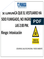 Comunicado Fumigacion