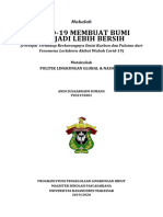 Tugas 1 - PLGN - Perspektif Dalam Menyikapi Opini Berkurangnya Emisi Karbon Dan Polutan Pada Saat Wabah Covid-19