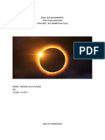 Ring Solar Eclipse