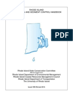 Rhode Island Soil Erosion and Sediment Control Handbook Update 2014