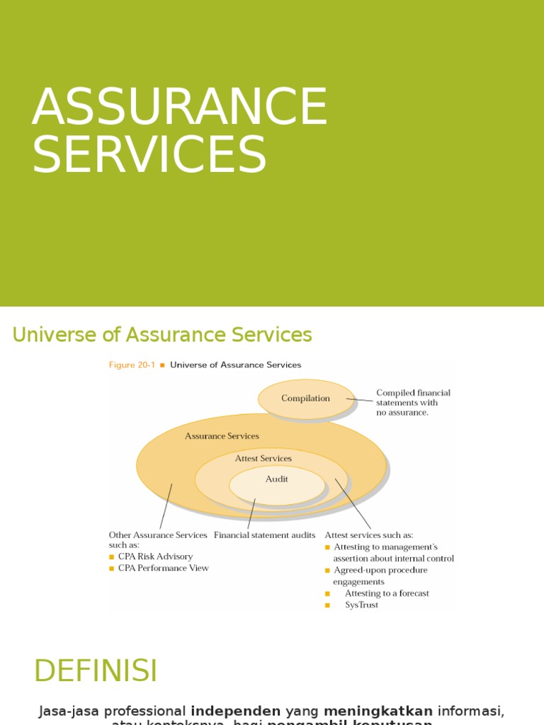 Manfaat dan Contoh Assurance Services | PDF