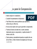 Consejos para Comprensión